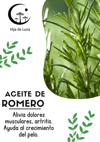 Aceite De Romero Puro Y Natural 50ml