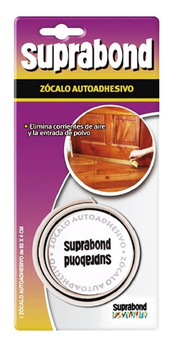 Burlete Suprabond Zocalo Autoadhesivo Para Puertas 90 Cm