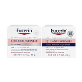 Crema Facial Antiarrugas De Día Y Crema De Noche Eucerin Q10