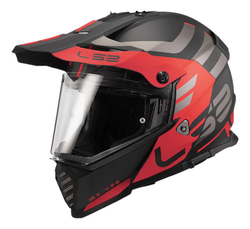 Casco Ls2 Evo Adventure Ff436 Calle Moto Original Riderpro