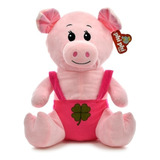 Peluche Chanchito Vestido 40cm Apego Fucsia