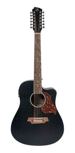 Guitarra Docerola Bamboo Ga-4012-mahogany-bk-q