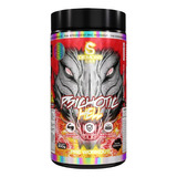 Suplemento Em Pó Psichotic 300g 60 Doses Demons Lab Sabor Frutas Vermelhas