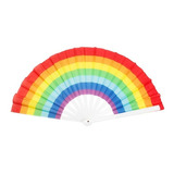 Pack 5 Abanicos Grandes Orgullo Gay Lgbt Arcoiris