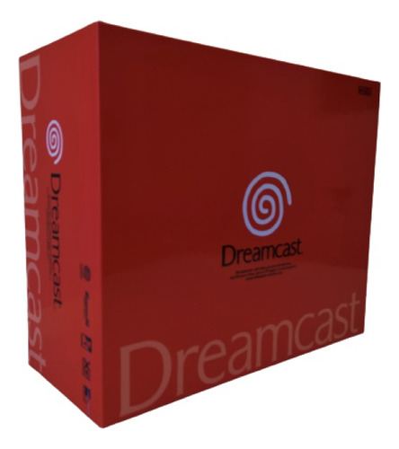 Caixa Vazia Sega Dreamcast Laranja Japones De Madeira Mdf