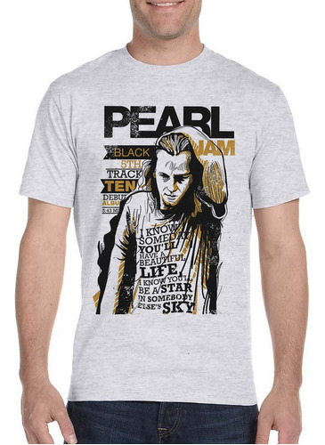 Camiseta Camisa Pearl Jam Rock Grunge Eddie Vedder Rfb06