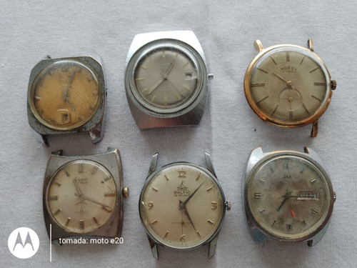 Lote X 6 Relojes Antiguos 