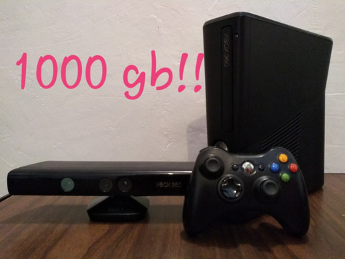 Xbox 360 Slim S Rgh + 1tb + 180 Juegos + Kinect, Envio + Msi
