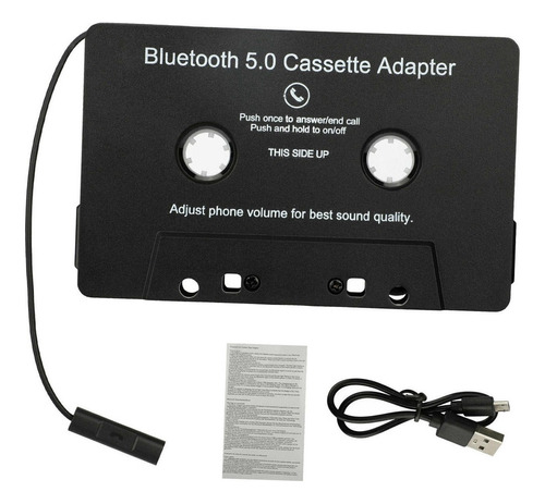 Adaptador De Cassette Bluetooth A Auxiliar Con Batería Cn