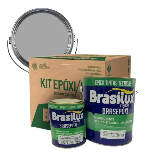 Kit Tinta Epóxi Para Banheiro E Cozinha 3,6l 