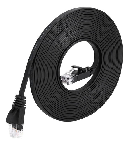 Cable Negro 15 Mts Categoría Cat7 Utp Rj45 Ethernet Internet