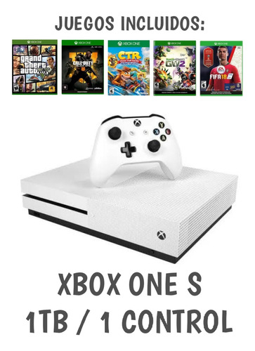 Xbox One S + Juegos Incluidos