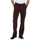 Pantalón Quirúrgico Para Hombre, Talla 4xl, Color Espresso