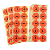 250 Piezas De Papel De Tiro Blanco Fluorescente Naranja