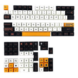 126 Keys Xda Profile Pbt Dye-sub Virtual War Keycap Para Che