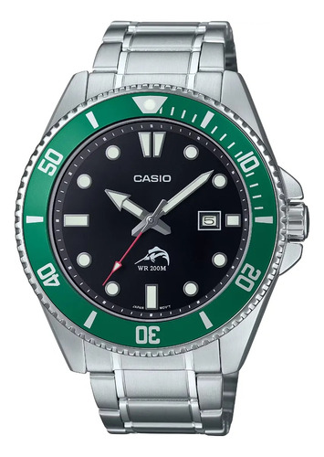  Reloj Casio Wr Marlin Date Análogo Mdv-106dd-1a3v Para Homb