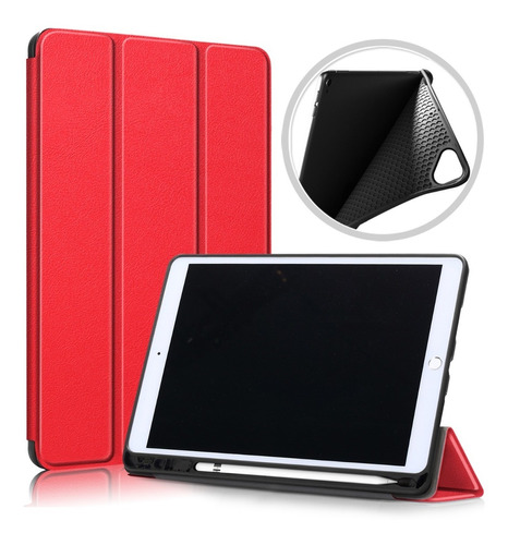 Smart Cover + Espacio Lápiz + Lám Para iPad 10.2 9na Gen