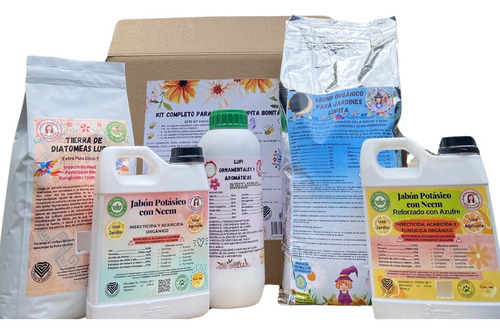 Kit Organico Completo Para Jardin Y Campo Insec Y Fertilizan