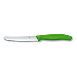 Cuchillo Mesa Y Cuchillo Para Tomates Swiss Classic. Verde