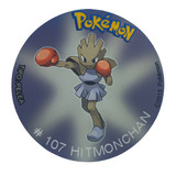 Mousepad De Tazo Pokemon Modelo #107 Hitmonchan