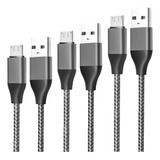 3 Pack 10 Ft Micro Charger Cable Usb Charging Cord Replaceme