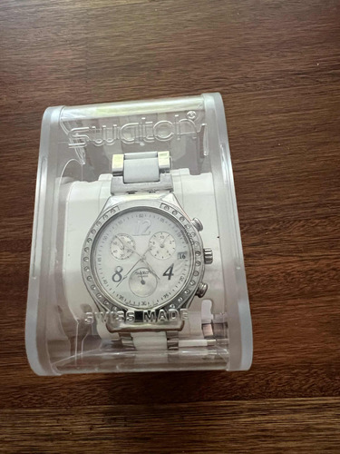 Reloj Dama Swatch Reloj Dreamwhite Swatch Con Piedras Swarov