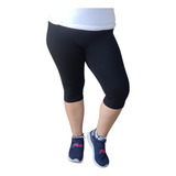 Calza Capri Tiro Alto Algodon Con Lycra Especial 2xl Al 5xl