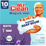 Esponjas Mr Clean Magic Eraser Para Baño (lavanda, 10u)
