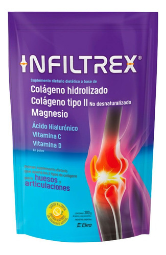 Infiltrex Colageno Polvo Para Huesos Y Articulaciones 300 Gr
