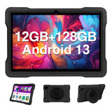 Tablet  Con Funda Jusyea J5 10.1  128gb Negra Y 12gb De Memoria Ram Con Funda Eva 5g