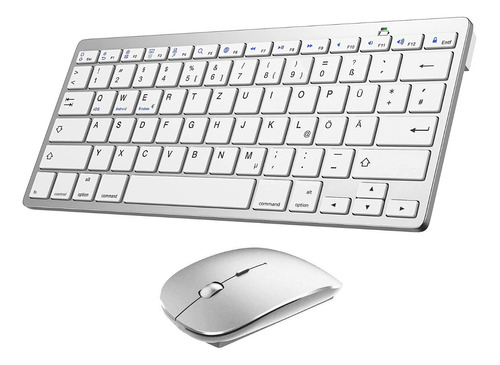 Conjunto De Ratón De Teclado Compacto Portátil Bluetooth