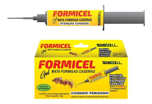 Formicel Gel 10g Repelente Elimina Mata Formigas Caseiras