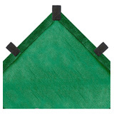Tela Sombreamento 80% Verde 4x4 Pergolado Piscina Acabamento