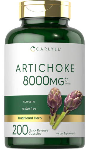 Carlyle Extracto Alcachofa 8000 Mg Artichoke 200 Capsulas