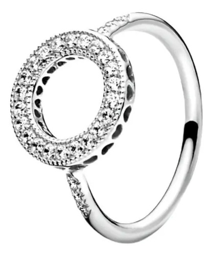 Anillo Pandora Círculo Brillante - Halo Brillante