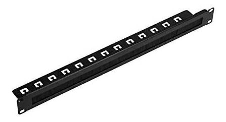 Panel Rack Para Cables Navepoint De 1u Negro De 19 Pulgadas