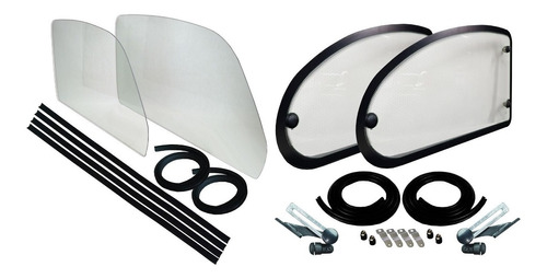 Kit Abatibles + Vidrios Corridos Para Vocho Sedan Volkswagen