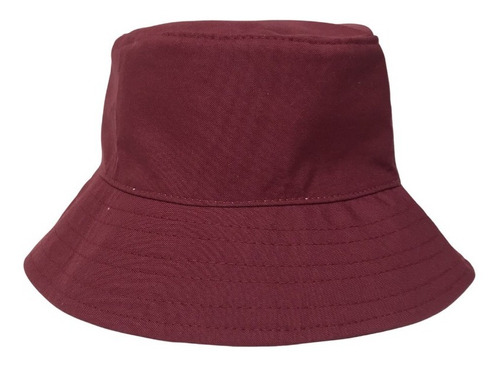 Gorro Bucket Hat Sombrero Pescador Color Liso Unisex +regalo