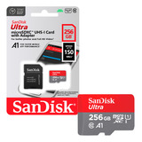 Micro Sd Sandisk Ultra 256 Gb Sdsquac-256g A1 U1 Ultima Gen. 150mb/s