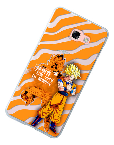 Funda Para Galaxy Dragon Ball Z Goku Ssj Con Personalizacion