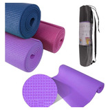 Colchoneta Yoga Tapete De Ejercicio Gimnasia Pilates 6mm