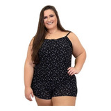 Kit 10 Pijama Plus Size Adulto Alça Baby Dool Barato Atacado