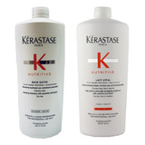 Kérastase Shampoo Satin 1 + Acondicionador Ambos De Litro