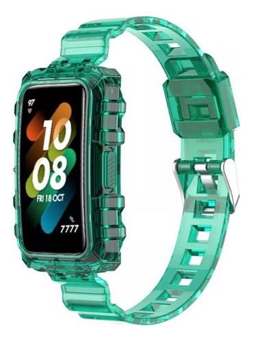 Brazalete Correa Con Case Protector Para Huawei Band 8, 7, 6