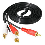 Adaptador De Cables De Audio Rca A Rca 1.2m