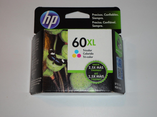 Cartucho Hp 60xl 60 Color Xl Cc644wl Original