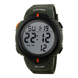 Reloj Skmei 1068ag Verde Militar Unisex