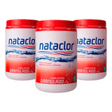 Cloro Disolución Lenta Nataclor 1kg X 3 Unidades