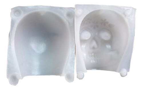 *molde Hueco Calaverita De Azucar #4 Chocolate Halloween*