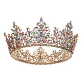 Diadema De Niñas Sweetv Corona De Reina Para Mujer Tiaras Y